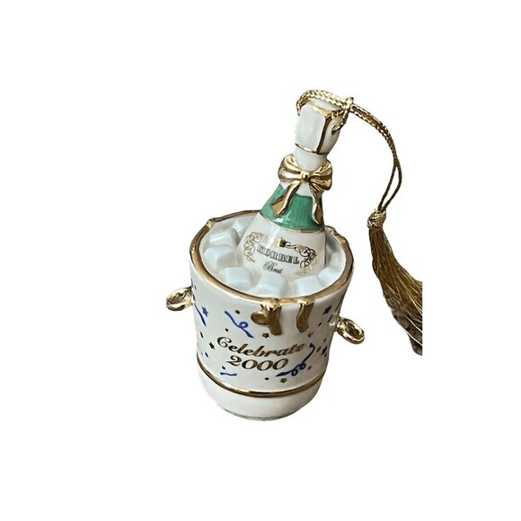 Vintage Lenox 2000 Ornament Korbel Champagne Bucket In Box New Sealed. - Picture 1 of 5